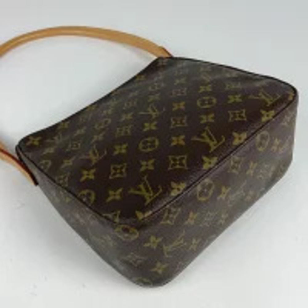 Louis Vuitton Shoulder Brown Monogram Bag Looping Brown